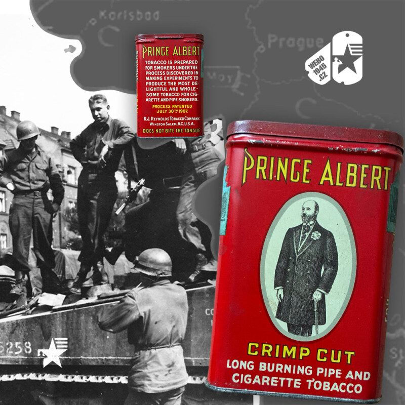 Originální tabáková krabička PRINCE ALBERT